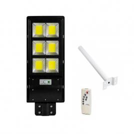 Lampa solara 125w cu telecomanda si suport prindere