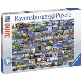 Puzzle europa 99 locuri 3000 piese ravensburger