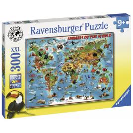 Puzzle harta animalelor 300 piese