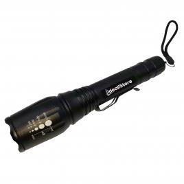 Lanterna led ideallstore®, tracking friend, 3 moduri iluminare, functie zoom, incarcator inclus