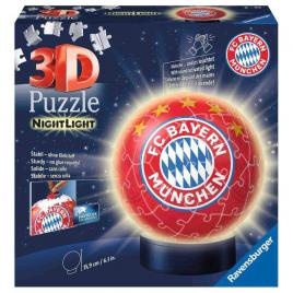 Puzzle 3d luminos fc bayern 72 piese