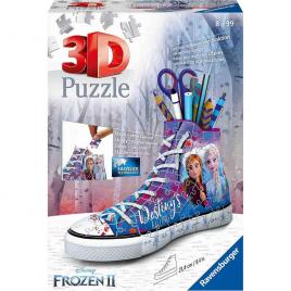 Puzzle 3d suport pixuri sneaker frozen 108 piese ravensburger