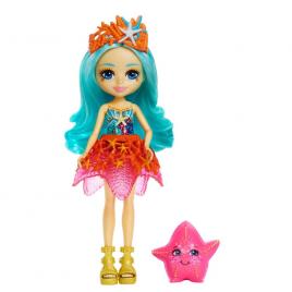 Set de joaca enchantimals royal papusa si animalut staria starfish si beamy