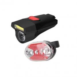 Set lumini bicicleta c54, fata si spate, led