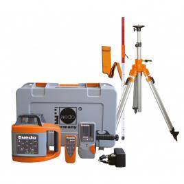 Laser rotativ SIRIUS 1HV Green Nedo cu Mira universala si trepied aliminiu