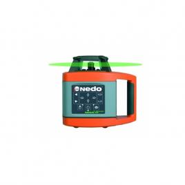 Nivela laser orizontala si verticala SIRIUS 1HV Green NEDO, diametru de lucru 300m, precizie ±1mm/10m