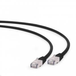 Cablu patchcord gembird rj45, cat. 6a,ftp, lszh, 2m, black