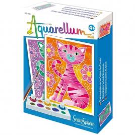 Set pictura aquarellum mini pisici