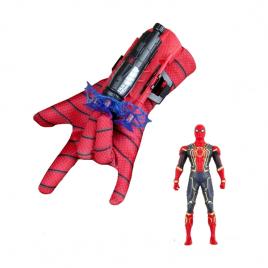 Manusa cu ventuze si figurina spiderman, ideallstore®, rosu