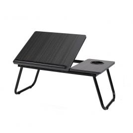 Masa pliabila pentru laptop, cu unghi de inclinare reglabile, 56.5 x 32.5 x 24 cm, negru, Vivo WBT51