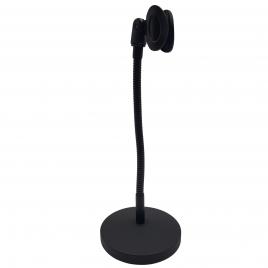 Stativ profesional pentru microfon ideallstore®, sound helper, flexibil, metalic, 41 cm, negru