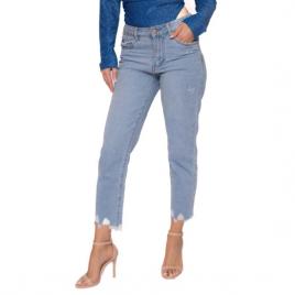 jeans dama decupatijos albastru