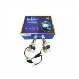 Set 2 becuri led h7 mini, lumina alba, 6500k, canbus