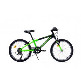 Bicicleta pegas mini drumet 20'' negru verde