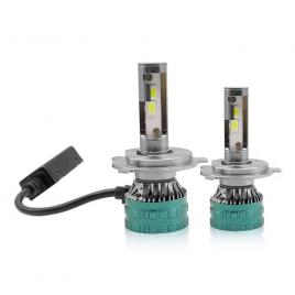 Set 2 becuri auto led h4, 130w, 6500k, 12000lm, 12v