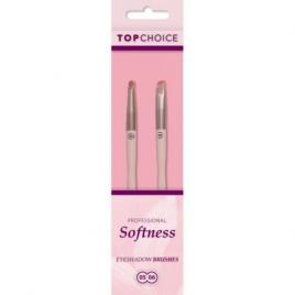 Set pensule pentru fard de pleoape softness, top choice 30055