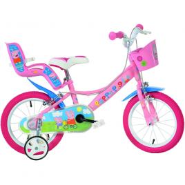 Bicicleta copii dino bikes 16' peppa pig