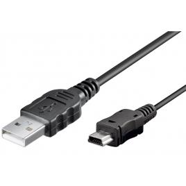 Cablu mini usb b tata - usb 2.0 tata 1m negru