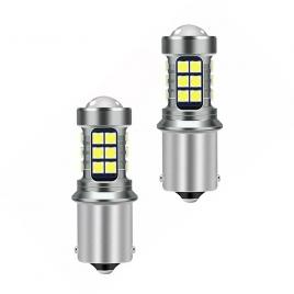 Set 2 x becuri auto led, 1156, 21w, canbus, 27 led