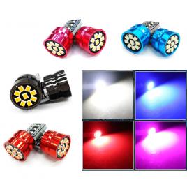 Set 2 x becuri auto led t10, 5w, canbus, 4 modele