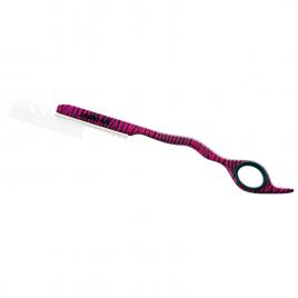 Lama Brici Jaguar Barbier Salon, Taierea parului subtiere fina, Tundere, Aparat barbierit, Wild Cat Zebra Pink