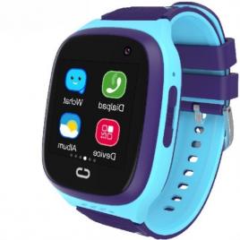 Ceas smartwatch pentru copii lt31e-4g cu functie telefon, localizare gps, istoric traseu, apel de monitorizare, camera, albastru