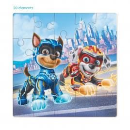 Puzzle - patrula catelusilor: chase si marshal (20 piese)