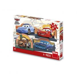 Puzzle cars, 4x54 piese - dino toys
