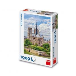 Puzzle catedrala notre-dame, 1000 piese - dino toys