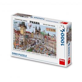 Puzzle piata orasului, 1000 piese - dino toys
