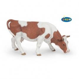 Vaca simmental pascand - figurina papo