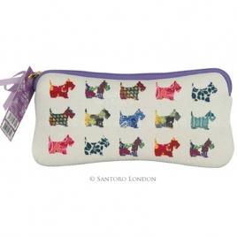 Pouch eclectic scottie dogs