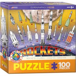 Puzzle 100 piese rachete