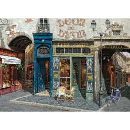 Puzzle 500 piese - cafe leon