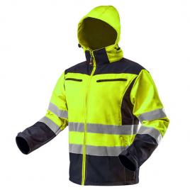 Jacheta de lucru reflectorizanta softshell galbena neo tools