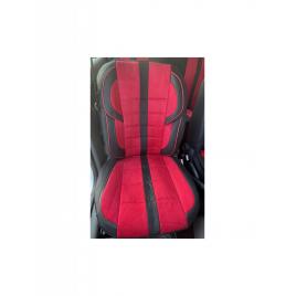 Huse scaune auto universale fractionate ,culoare:negru+rosu 11piese