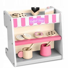 Jucarie din lemn coffee shop ricokids 785101 - alb