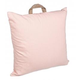 Perna decorativa din bumbac roz emotion 45x45 cm