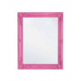Oglinda de perete rama lemn roz miro 36x46 cm