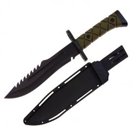 Cutit tactic de vanatoare, ideallstore®, fixed blade, 34 cm