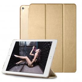 Husa Tableta Smart Bookcover Apple iPad 9.7 Pro Piele ofera protectie Full Leather Nude