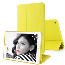 Husa Tableta Smart Bookcover Apple iPad 9.7 Pro Piele ofera protectie Full Leather Yellow