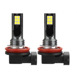 Set 2 becuri auto led h11, 120w/set, 12led smd, 6000k