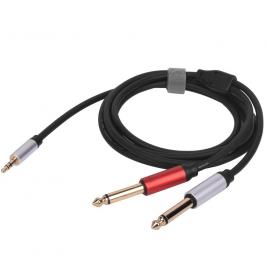 Cablu audio qhd725, mufa mono, 2m, 3.5mm