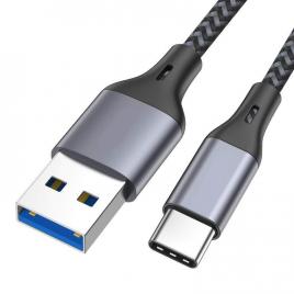 Cablu de date/incarcare qhd715, usb, tip c, 1m