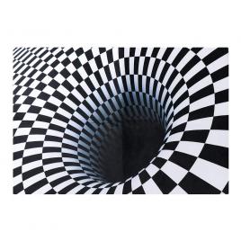 Covor model iluzie optica 3d, 80 x 50 cm