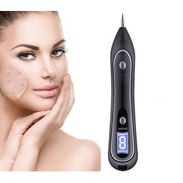 Aparat Cosmetic Plasma Indepartarea Petelor, Alunitelor, Pistruilor, Ecran LCD, Antiacnee 1 Mole Removal, Floral Black