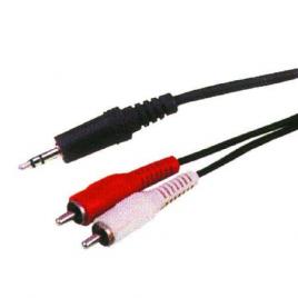 Cablu jack 3.5 -2rca 7.5m