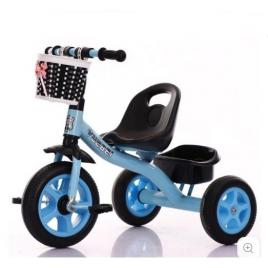 Tricicleta copii cu cosulet - albastru