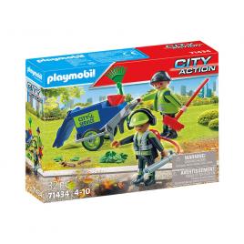 Playmobil city action - echipa de curatare strazi